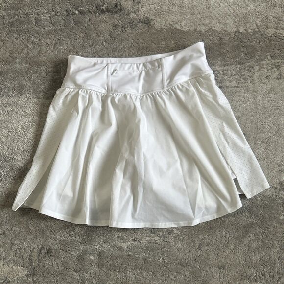 Spanx Skort Small Get Moving Double Layer Spring White Tennis Pickleball Pocket - Picture 5 of 8